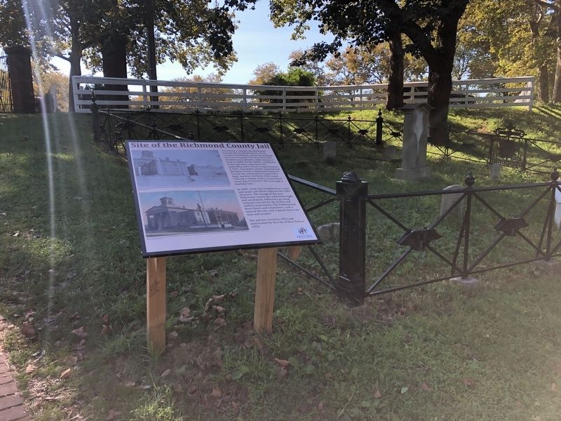 Site of the Richmond County Jail Marker. Click for full size. Site of the Richmond County Jail Marker image. Click for full size.