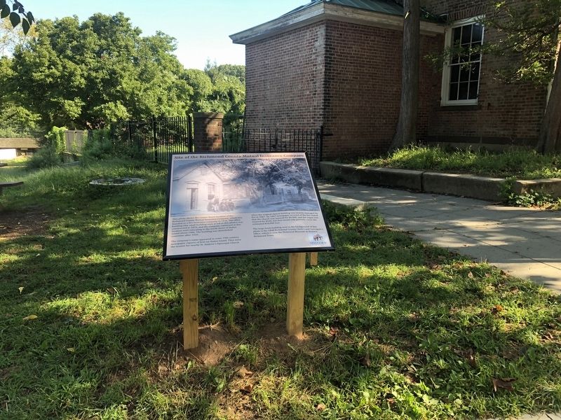 Site of the Richmond County Mutual Insurance Company Marker image. Click for full size.