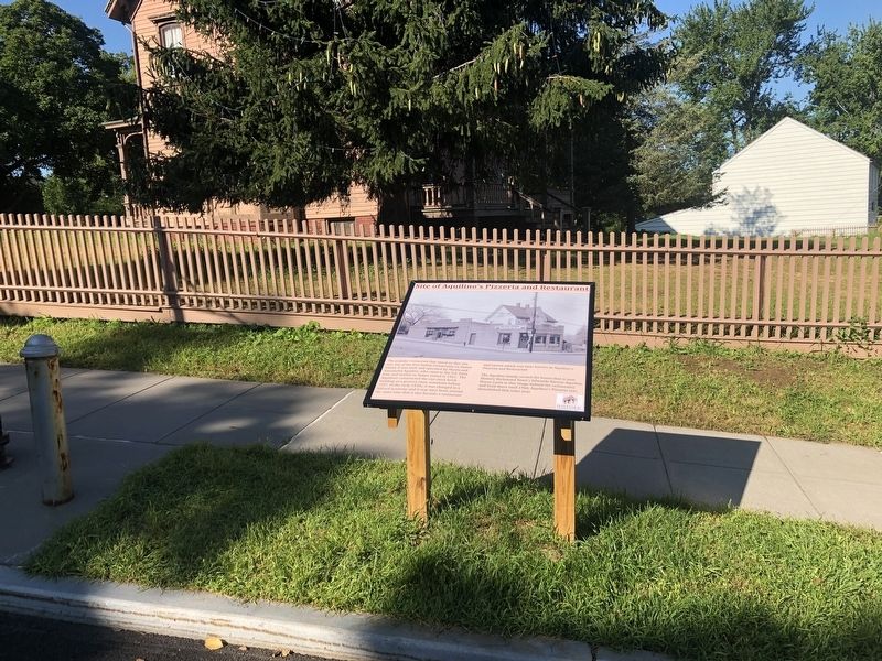 Site of Aquilino's Pizzeria and Restaurant Marker image. Click for full size.