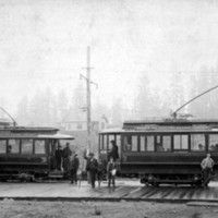 Rainier Avenue Electric Railway Company Streetcars, 1891 image. Click for full size.