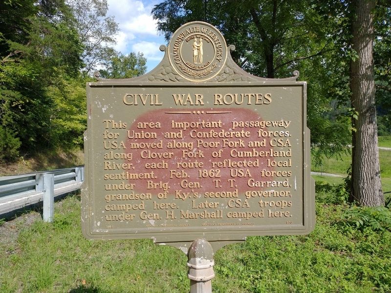 Civil War Routes Marker image. Click for full size.