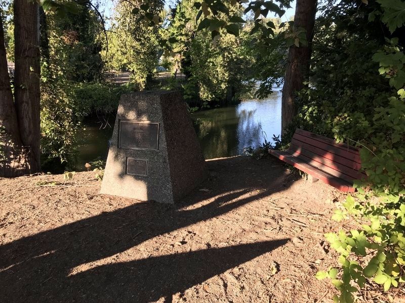 Foster Landing at Foster Homestead Marker. Click for full size. Foster Landing at Foster Homestead Marker image. Click for full size.