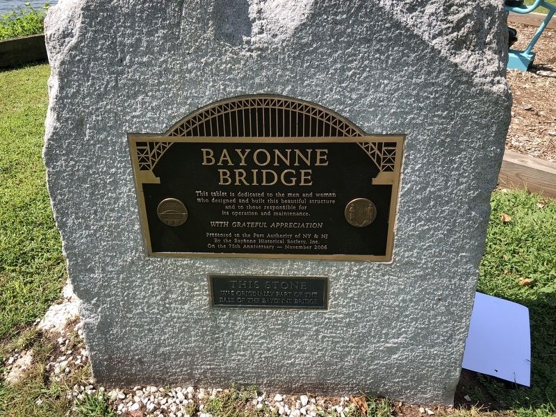 Bayonne Bridge Marker. Click for full size. Bayonne Bridge Marker image. Click for full size.