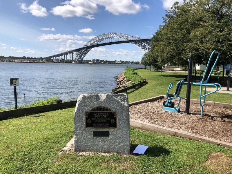 Bayonne Bridge Marker. Click for full size. Bayonne Bridge Marker image. Click for full size.