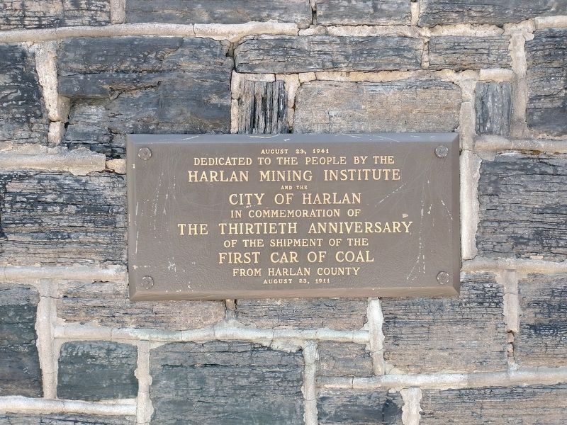 First Car of Coal Marker image. Click for full size.