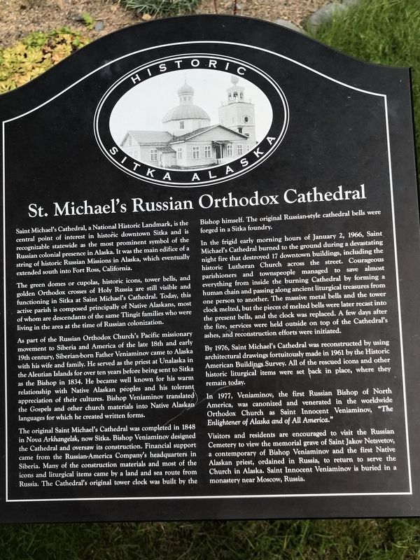 St. Michael's Russian Orthodox Cathedral Marker image. Click for full size.
