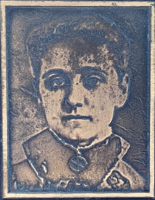 Marker inset: Jane Addams image. Click for full size.