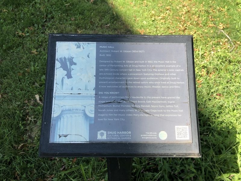 Music Hall Marker image. Click for full size.