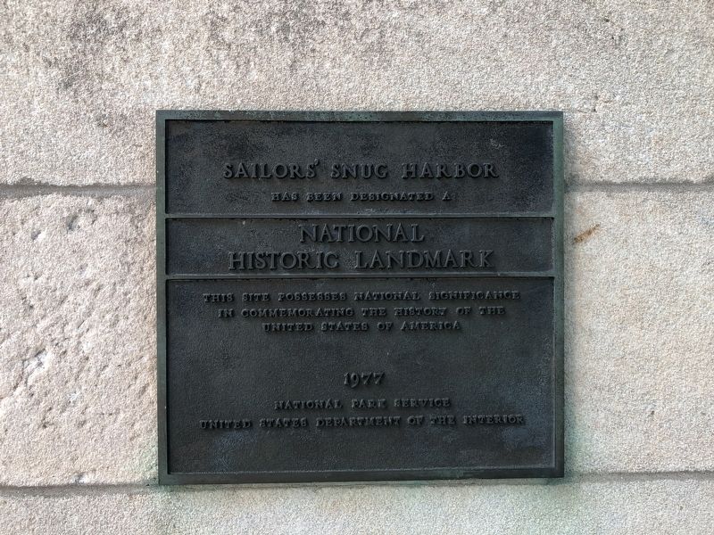 National Historic Landmark plaque image. Click for full size.