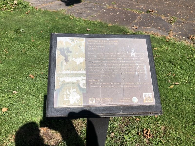 Staten Island Museum, Building A Marker image. Click for full size.