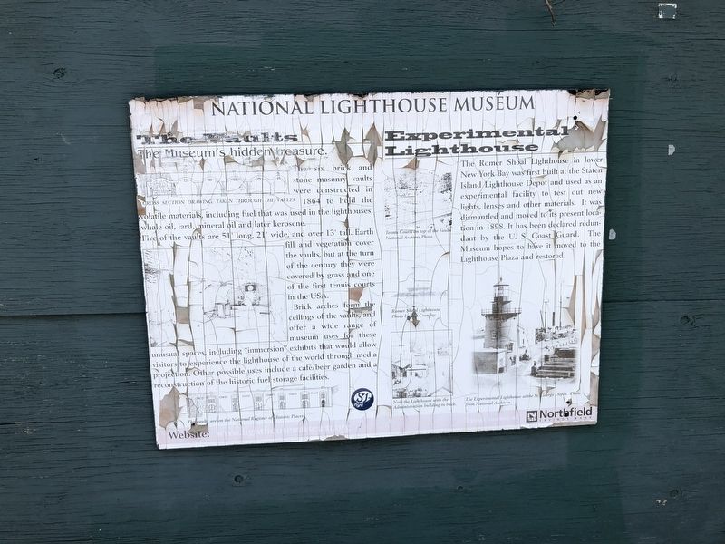 National Lighthouse Museum Marker. Click for full size. National Lighthouse Museum Marker image. Click for full size.