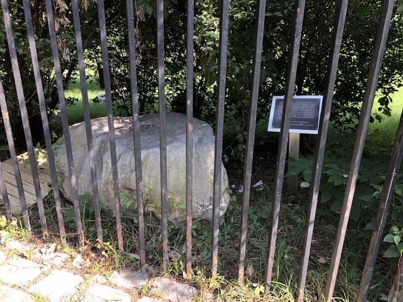 Martense Lane Rock & Marker. Click for full size. Martense Lane Rock & Marker image. Click for full size.