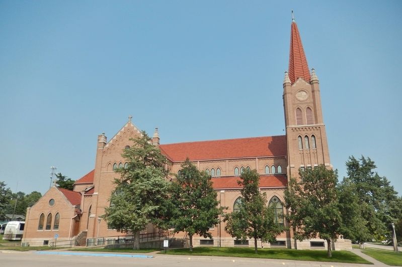 St. Michael's Catholic Church (<i>west elevation</i>) image. Click for full size.