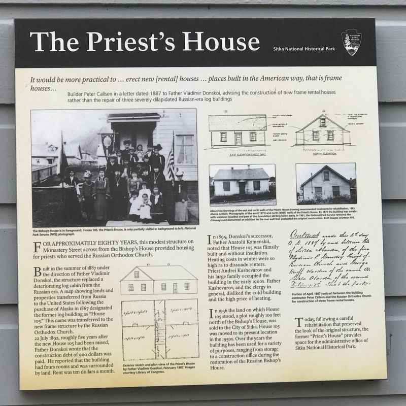 The Priest's House Marker. Click for full size. The Priest's House Marker image. Click for full size.