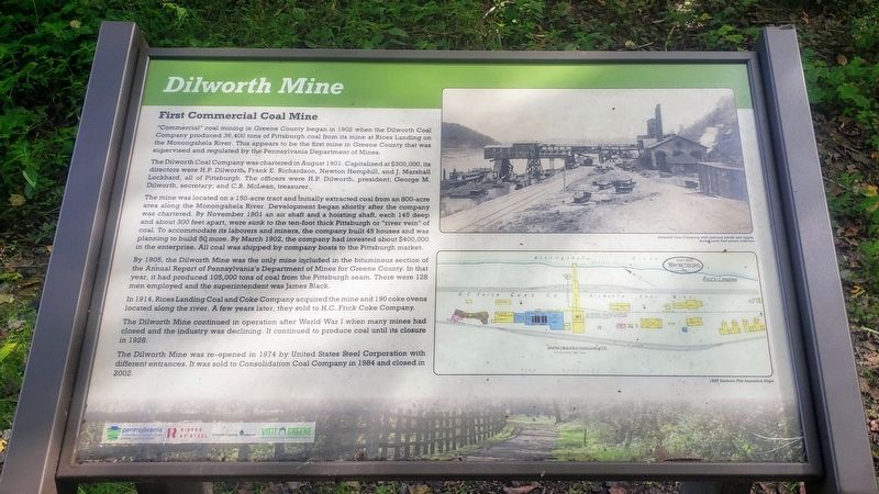 Dilworth Mine Marker image. Click for full size.
