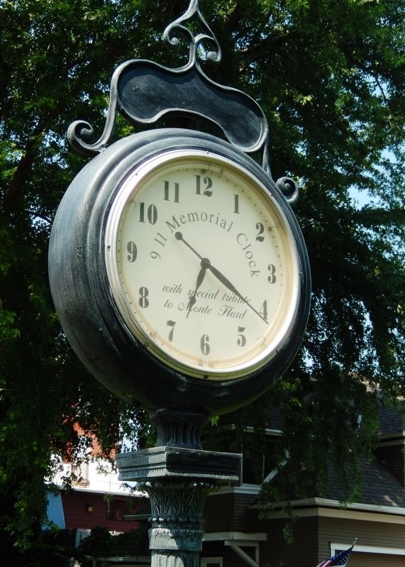 9-11 Memorial Clock. Click for full size. 9-11 Memorial Clock image. Click for full size.