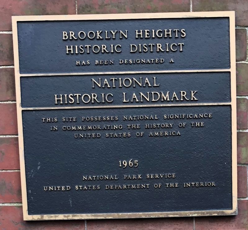 National Historic Landmark plaque image. Click for full size.