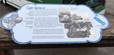 Cape Spencer Marker. Click for full size. Cape Spencer Marker image. Click for full size.