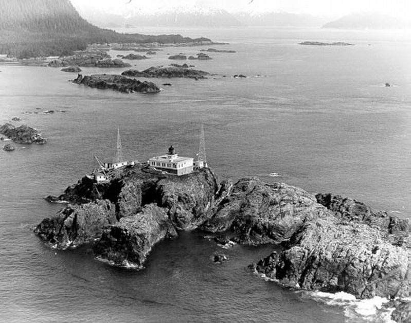 Cape Spencer Light, entrance to Cross Sound and Icy Strait, Alaska image. Click for full size.