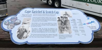 Cape Sarichef & Scotch Cap Marker image. Click for full size.