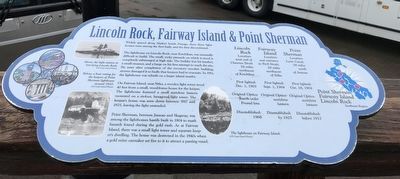 Lincoln Rock, Fairway Island & Point Sherman Marker image. Click for full size.