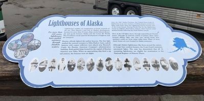 Lighthouses of Alaska Marker image. Click for full size.