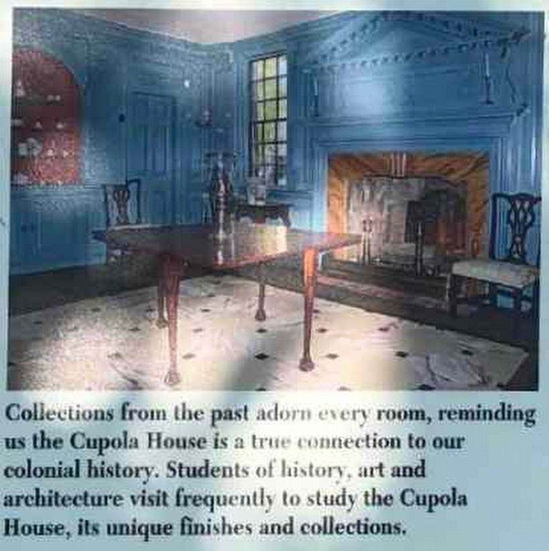 1758 Cupola House Marker image. Click for full size.