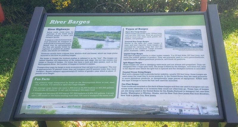 River Barges Marker image. Click for full size.