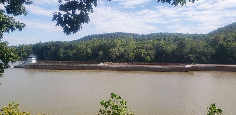 Towboat And Barges On The Monongahela River image. Click for full size.