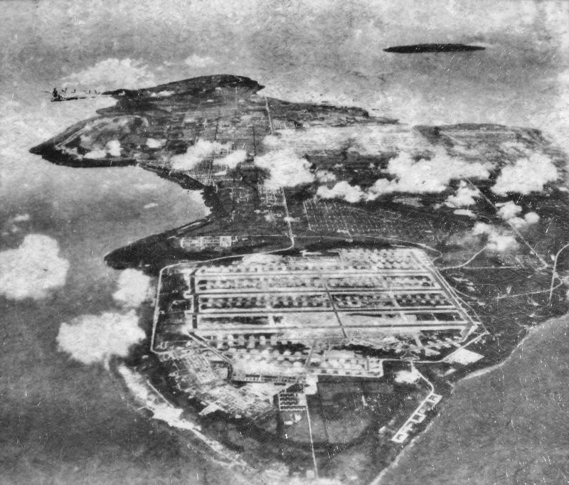 Marker detail: Tinian Island image. Click for full size.