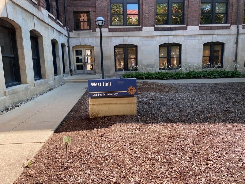 West Engineering was renamed West Hall in 1995. image. Click for full size.