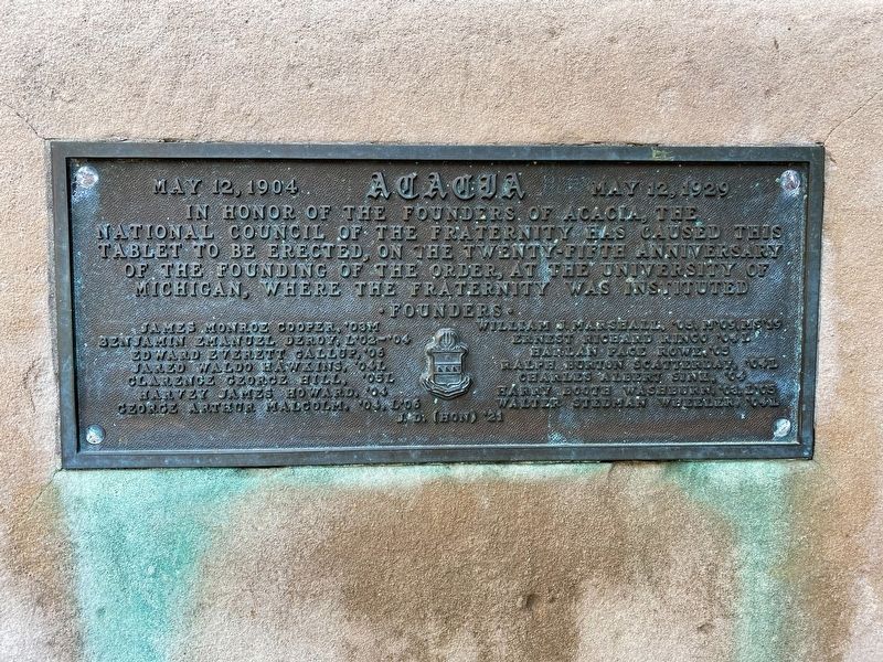 Acacia Bench Marker image. Click for full size.