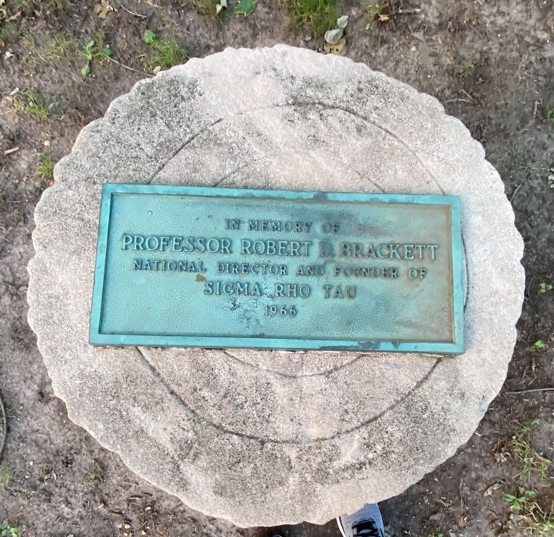 Professor Robert D. Brackett Marker. Click for full size. Professor Robert D. Brackett Marker image. Click for full size.