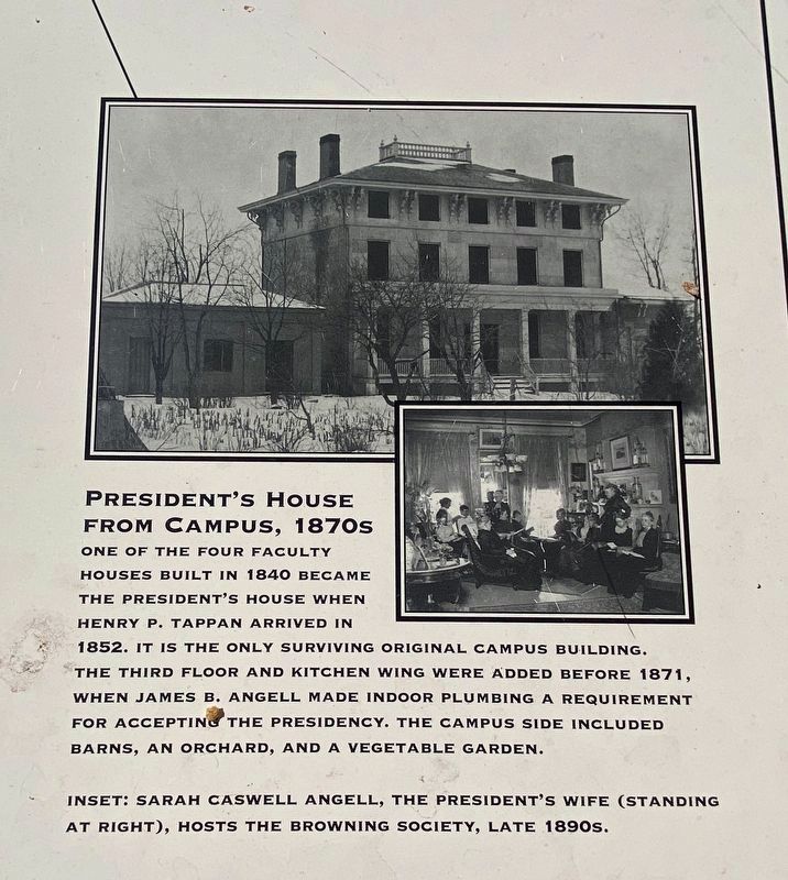University of Michigan Campus 1907 Marker. Click for full size. University of Michigan Campus 1907 Marker image. Click for full size.