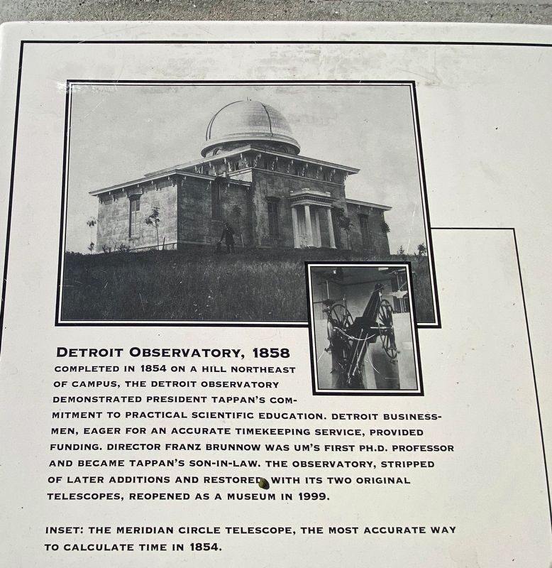University of Michigan Campus 1907 Marker. Click for full size. University of Michigan Campus 1907 Marker image. Click for full size.
