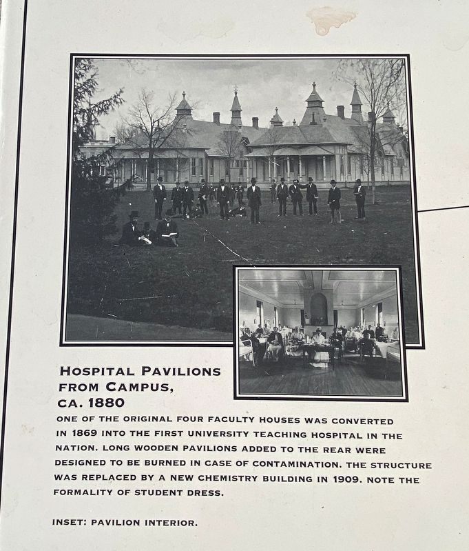 University of Michigan Campus 1907 Marker. Click for full size. University of Michigan Campus 1907 Marker image. Click for full size.