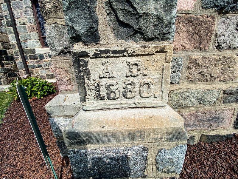 St. Andrew�s Episcopal Church Cornerstone image. Click for full size.