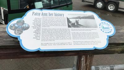 Patsy Ann: Her History Marker. Click for full size. Patsy Ann: Her History Marker image. Click for full size.