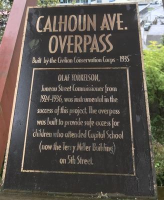 Calhoun Ave. Overpass Marker image. Click for full size.