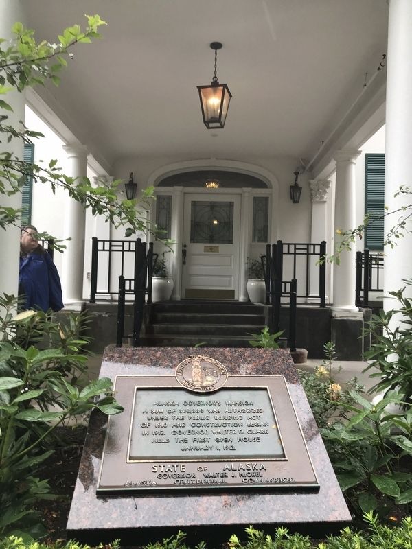 Alaska Governor's Mansion Marker image. Click for full size.