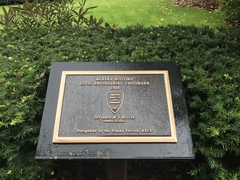 Alaska Governor's Mansion � Supplemental Marker image. Click for full size.