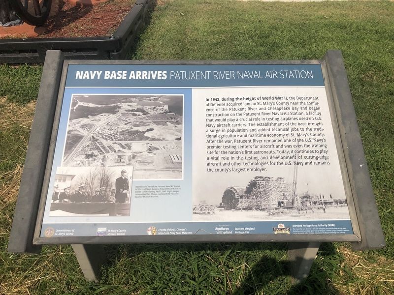Navy Base Arrives Marker image. Click for full size.