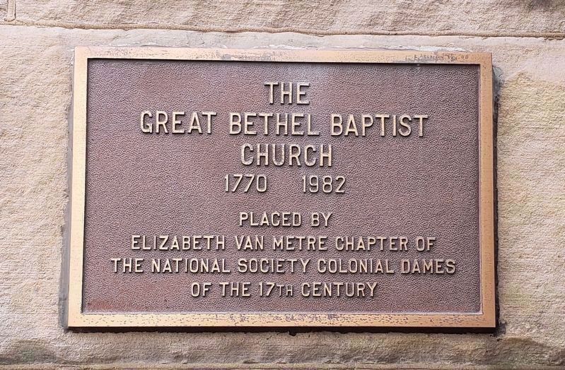 Additional Plaque At The Church image. Click for full size.