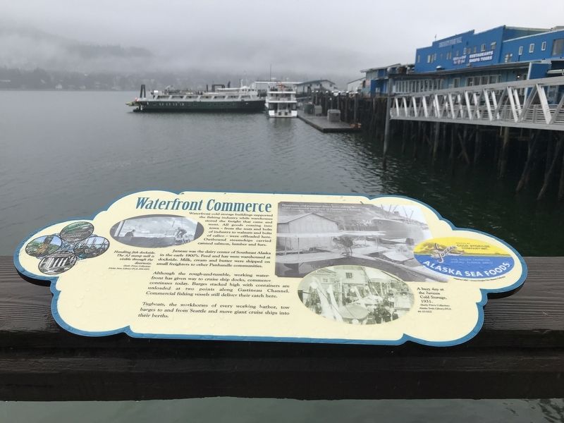 Waterfront Commerce Marker image. Click for full size.