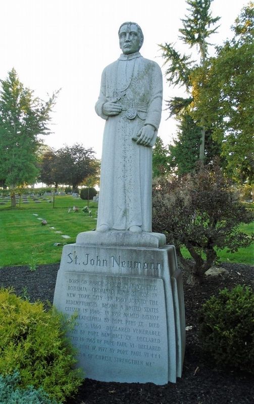 St. John Neumann Monument image. Click for full size.