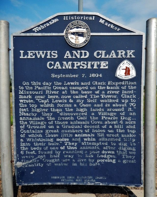 Lewis and Clark Campsite Marker image. Click for full size.