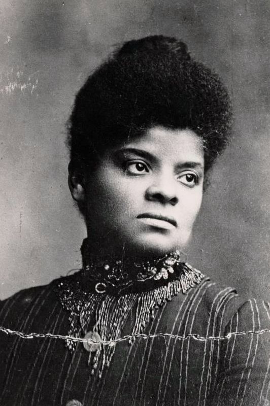 <i>Ida B. Wells-Barnett, journalist and civil rights activist</i>. Click for full size. <i>Ida B. Wells-Barnett, journalist and civil rights activist</i> image. Click for full size.