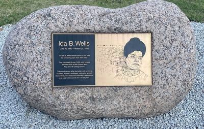 The Ida B. Wells Homes Monument image. Click for full size.