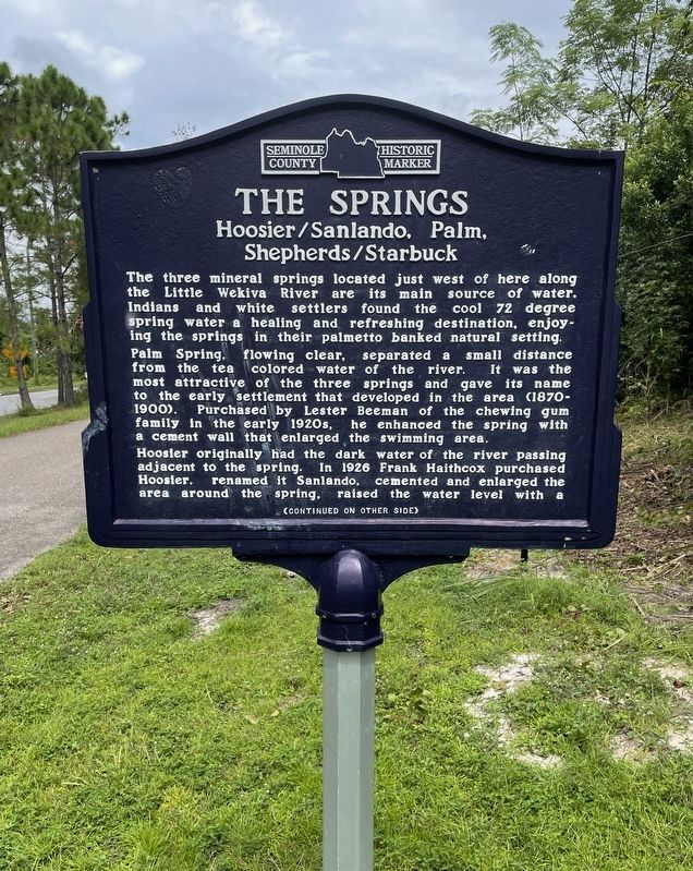 The Springs Marker image. Click for full size.