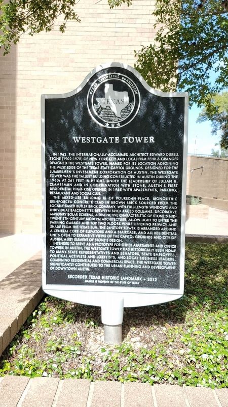 Westgate Tower Marker image. Click for full size.